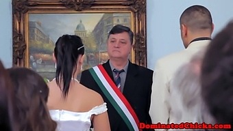 The Stunning Bride Gets Dominated Post Her Wedding In This 21 Sextreme Video
