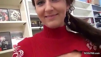 Temporary Employee Gets Fucked And Impregnated On Camera In A Video Store