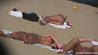 Hidden Camera Captures Horny Couples At Nudist Beach