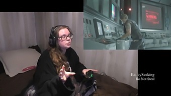 Striptease During The 16th Session Of Playing Resident Evil 2