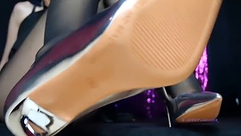 Goddess Rebecca Diamante Dominates And Humiliates Submissive With Foot Worship