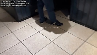 A Chance Encounter Turns Into A Wild Threesome With A Voyeur In An X-Rated Cinema