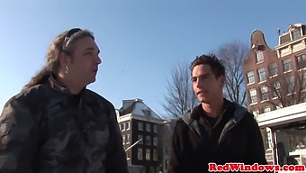 A Deepthroating Dutch Prostitute Receiving Ejaculation