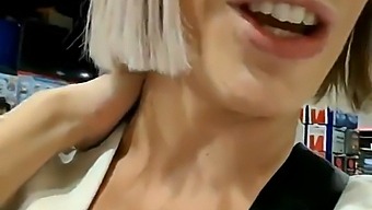 Real Amateur Milf'S First Anal Experience With A Young Stud In A Shopping Mall