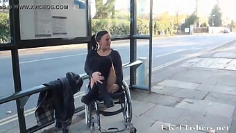 Public Nudity And Exhibitionism By Disabled Adult Film Actress And Princess-Themed Character