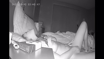 Covert Voyeur Captures Shy Girl Pleasuring Herself Before Bedtime